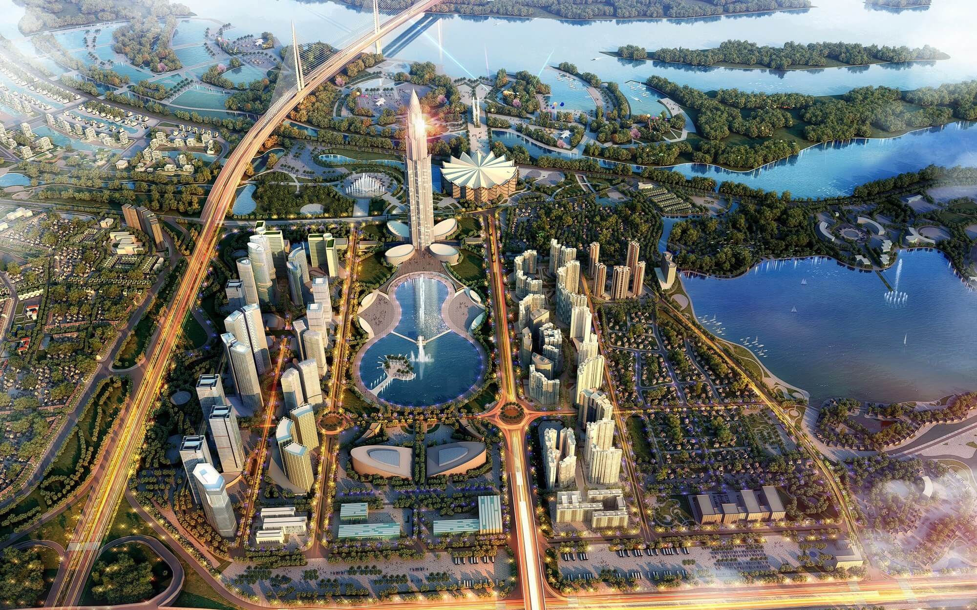 Tổng thể thành phố thông minh Đông Anh North Hanoi Smart City